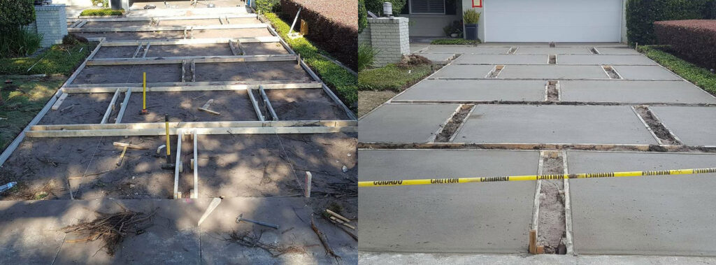 kirkland concrete before and after