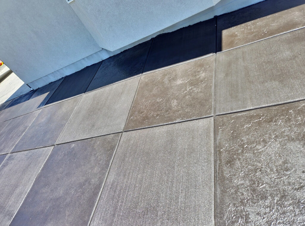 concrete patio