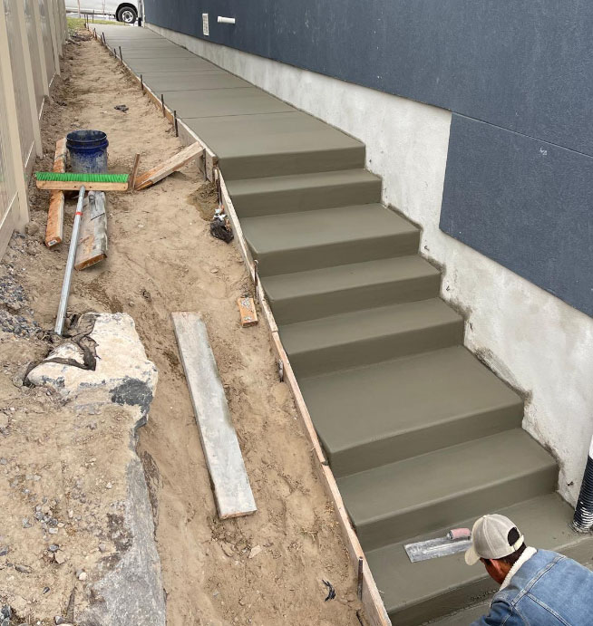 concrete stairs