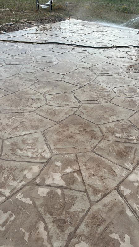 stamped concrete